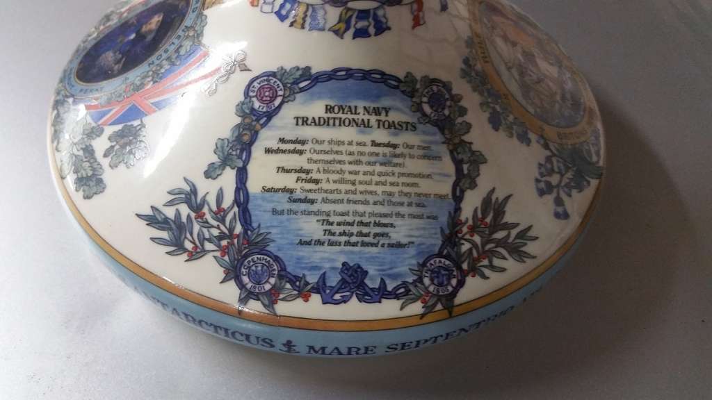 Vintage Wade Staffordshire British Navy Pussers Rum