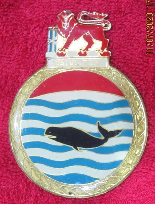 SAS Walvisbaai Navy Ship - plaque / crest / badge