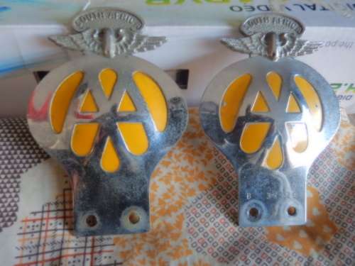 Vintage AA Badges South Africa Suid Africa