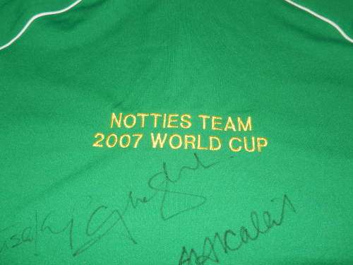 WORLD CUP 2007 CRICKET TOURNAMENT SIGNED SA SHIRT