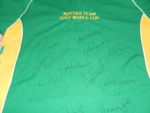 WORLD CUP 2007 CRICKET TOURNAMENT SIGNED SA SHIRT