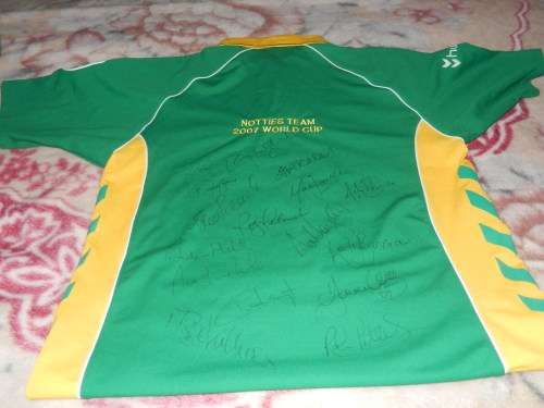 WORLD CUP 2007 CRICKET TOURNAMENT SIGNED SA SHIRT