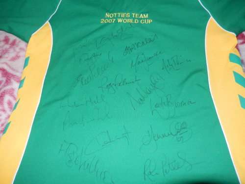 WORLD CUP 2007 CRICKET TOURNAMENT SIGNED SA SHIRT