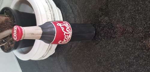 Coke- Cola  Wooden Bottle