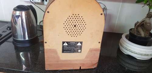 Vintage table light, billboard mini jukebox