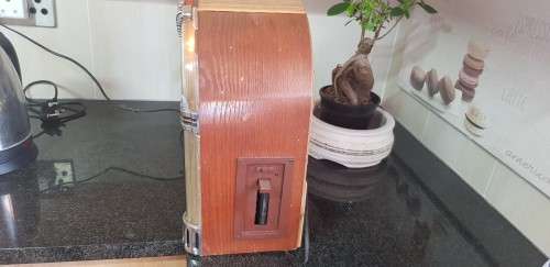 Vintage table light, billboard mini jukebox
