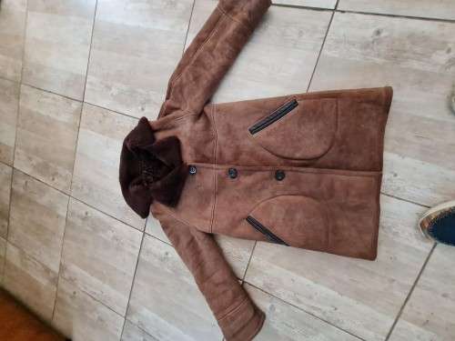 GENUINE SHEEP SKIN COAT  - Small   Winter Warmer