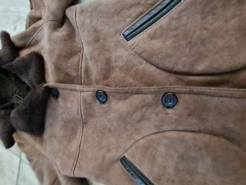 GENUINE SHEEP SKIN COAT  - Small   Winter Warmer