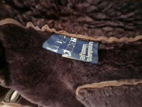 GENUINE SHEEP SKIN COAT  - Small   Winter Warmer