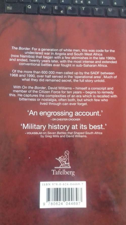 ON THE BORDER ...David Williams ... Book as new