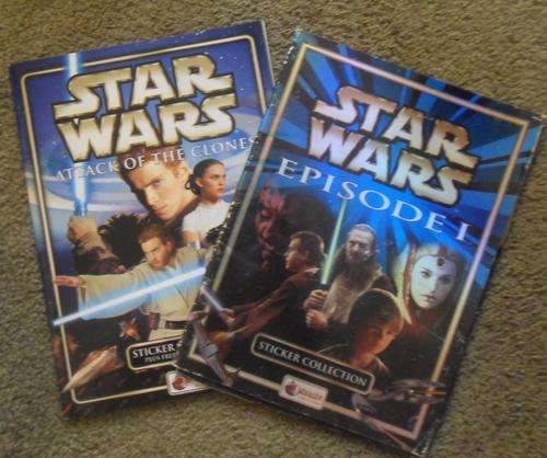 Star Wars Atack of the clones Sticker Book including ALL the stickers