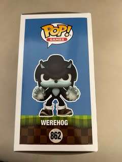 WEREHOG! SONIC THE HEDGEHOG!! FUNKO POP ! HOT TOPIC EXCLSUIVE !