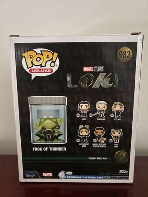FROG OF THUNDER!!! LOKI!! FUNKO POP!! TARGET EXCLUSIVE!! DELUXE
