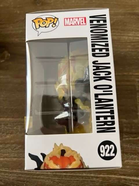 VENOMIZED JACK O`LANTERN !! MARVEL !! FUNKO POP!! HOT TOPIC EXCLUSIVE