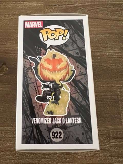 VENOMIZED JACK O`LANTERN !! MARVEL !! FUNKO POP!! HOT TOPIC EXCLUSIVE