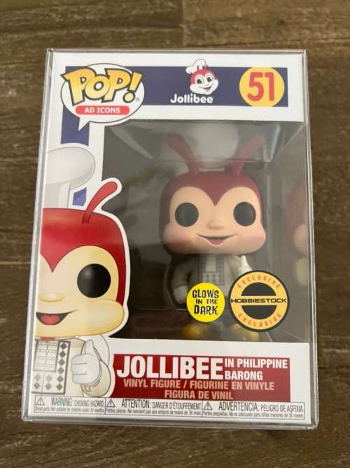 JOLLIBEE!!FUNKO POP!! HOBBIESTOCK EXCLSUIVE!! GITD