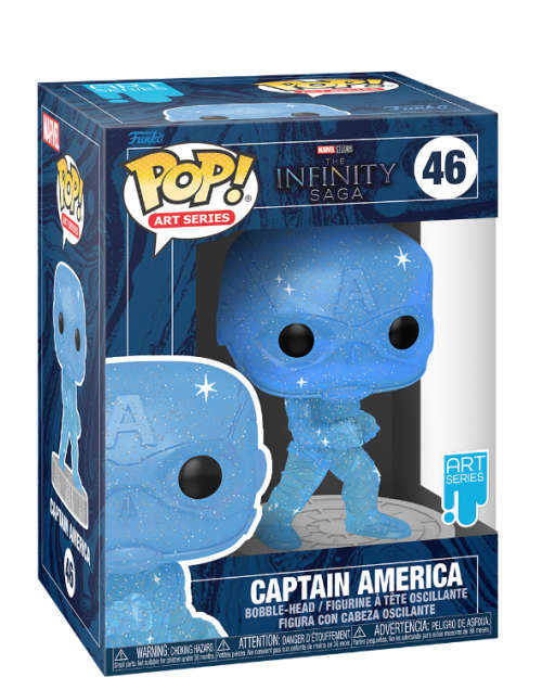 CAPTAIN AMERICA!!MARVEL!!FUNKO POP!! ART SERIES