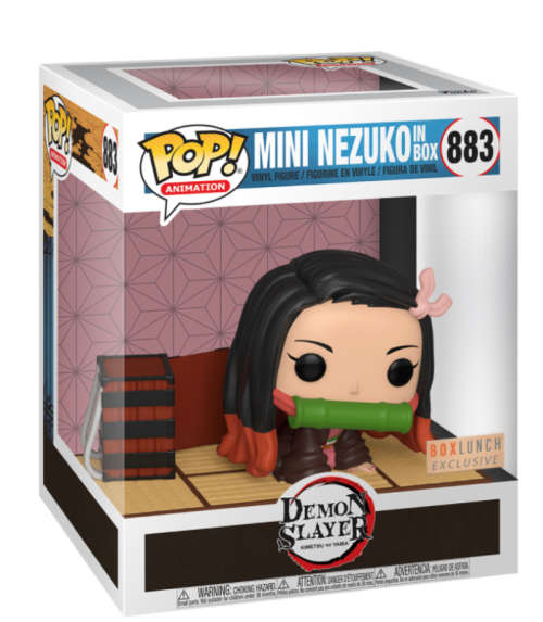 MINI NEZUKO IN BOX!!DEMON SLAYER!! FUNKO POP!! DELUXE!! BOX LUNCH EXCLUSIVE