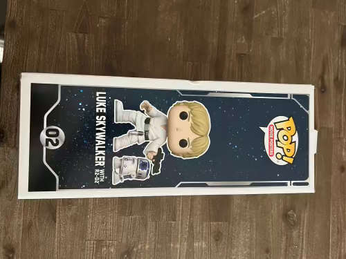 LUKE SKYWALKER & R2DR!!STAR WARS!!FUNKO POP!! NEW HOPE MOVIE POSTER