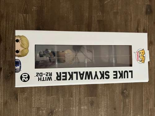 LUKE SKYWALKER & R2DR!!STAR WARS!!FUNKO POP!! NEW HOPE MOVIE POSTER