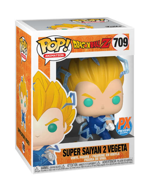 SUPER SAIYAN 2 VEGETA!!DBZ!!FUNKO POP!! PREVIEWS EXCLUSIVE