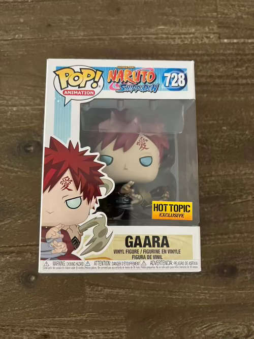 GAARA!!NARUTO!!FUNKO POP!! HOT TOPIC EXCLUSIVE!!