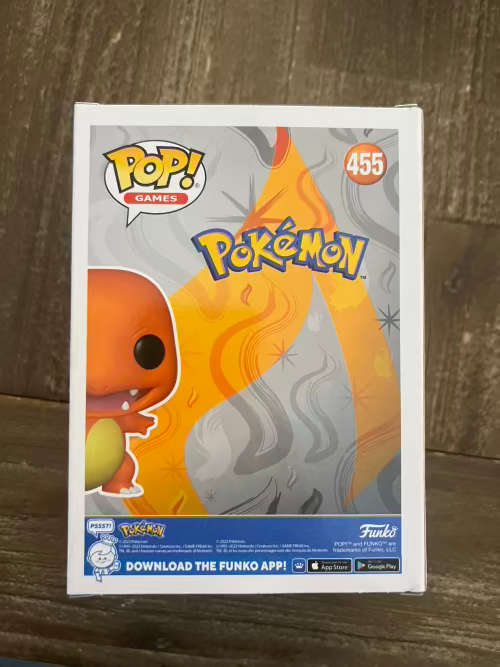 CHARMANDER!!POKEMON!!FUNKO POP!! SUMMER CON EXCLUSIVE!! METALLIC !!
