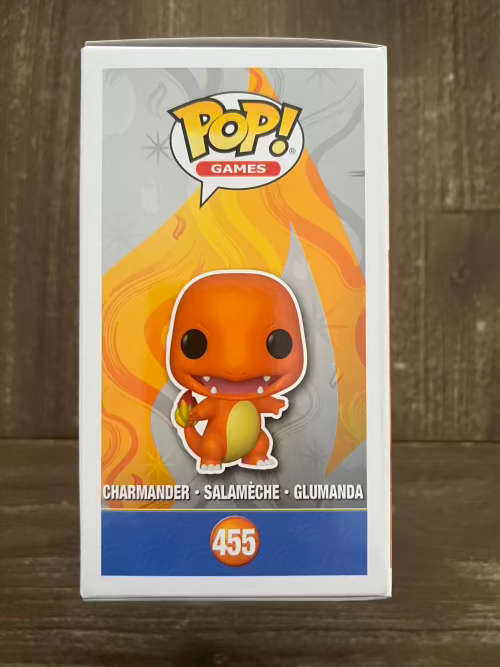 CHARMANDER!!POKEMON!!FUNKO POP!! SUMMER CON EXCLUSIVE!! METALLIC !!