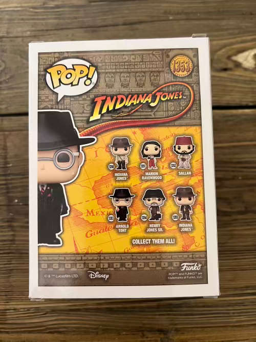 ARNOLD TOHT!!INDIANA JONES!!FUNKO POP!!