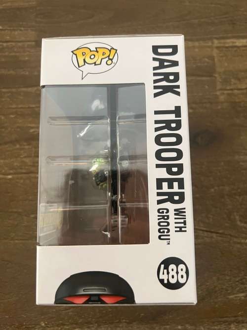 DARK TROPPER WITH GROGU!!STAR WARS!!FUNKO POP!! EE EXCLUSIVE!! GITD!!