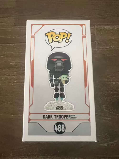 DARK TROPPER WITH GROGU!!STAR WARS!!FUNKO POP!! EE EXCLUSIVE!! GITD!!