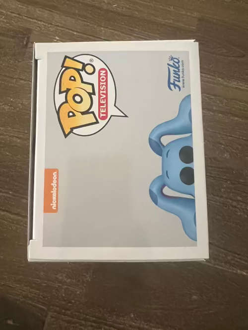 BLUE!! BLUE`S CLUES!!FUNKO POP!! HOT TOPIC EXCLUSIVE!! FLOCKED!!