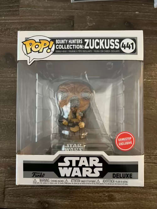 ZUCKUSS!!STAR WARS!!FUNKO POP!! DELUXE POP!! GAME STOP EXCLUSIVE!!
