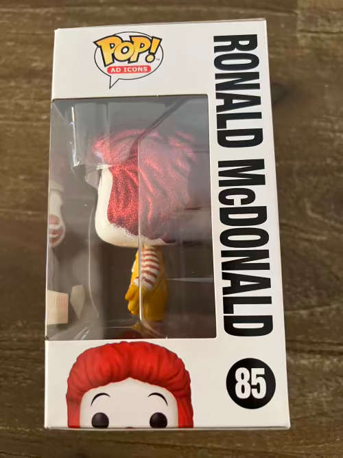 RONALD MCDONALD!!MACDONALDS!!FUNKO POP!! BOXLUNCH EXCLUSIVE!!DIAMOND COLLECTION!!