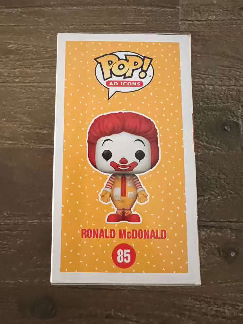 RONALD MCDONALD!!MACDONALDS!!FUNKO POP!! BOXLUNCH EXCLUSIVE!!DIAMOND COLLECTION!!