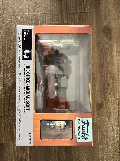 MICHAEL SCOTT!! THE OFFICE!! FUNKO POP!! MINI MOMENTS!!