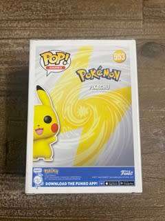 PIKACHU!!POKEMON!!FUNKO POP!! ZAVVI EXCLUSIVE!! FLOCKED!!