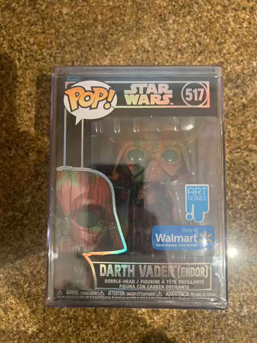 DARTH VADER ENDOR!! STAR WARS!! FUNKO POP!! WALMART EXCLUSIVE!! ARTIST SERIES!!