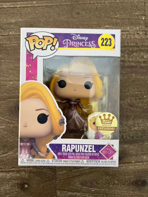 RAPUNZEL!!DISNEY!!FUNKO POP!! POP & PIN!! FUNKO GOLD EXCLUSIVE!!