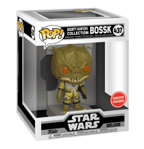 BOSSK!!STAR WARS!!FUNKO POP!!GAMESTOP EXCLUSIVE!!DELUXE