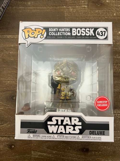 BOSSK!!STAR WARS!!FUNKO POP!!GAMESTOP EXCLUSIVE!!DELUXE