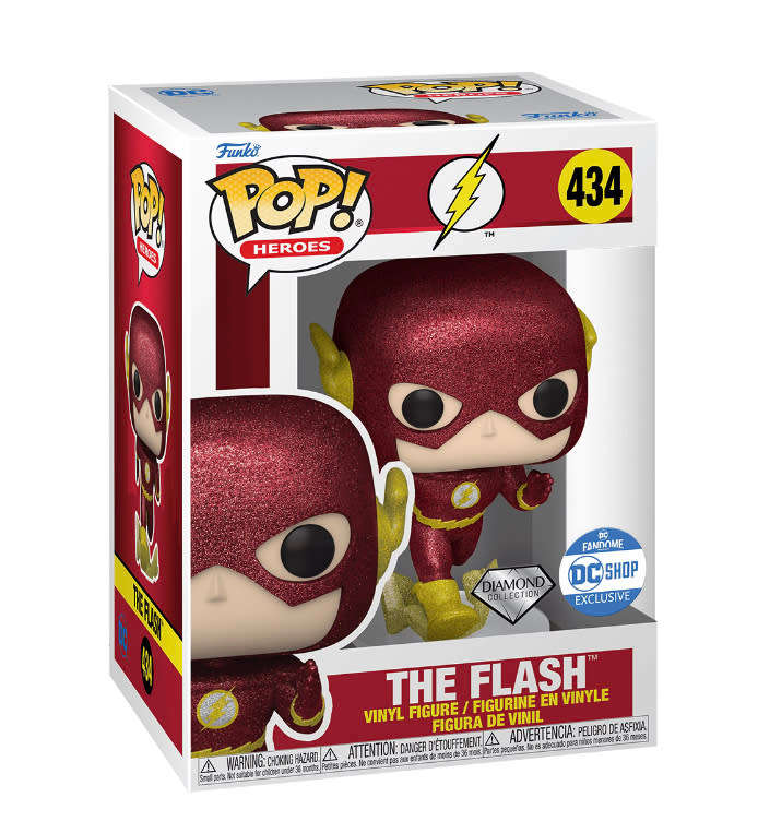 THE FLASH!! FLASH!!FUNKO POP!! DC SHOP EXCLUSIVE!! DIAMOND COLLECTION!!
