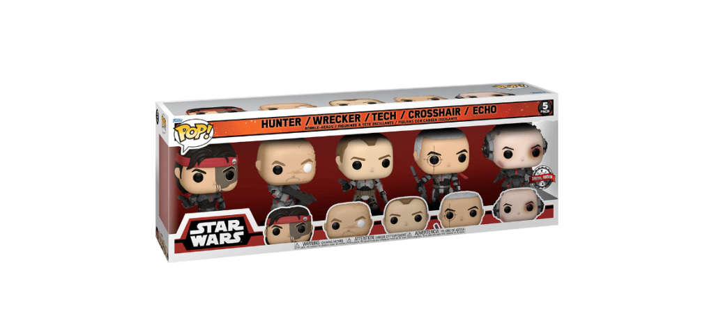 BAD BATCH 5 PACK!!STAR WARS!! FUNKO !! GAMESTOP EXCLUSIVE!!
