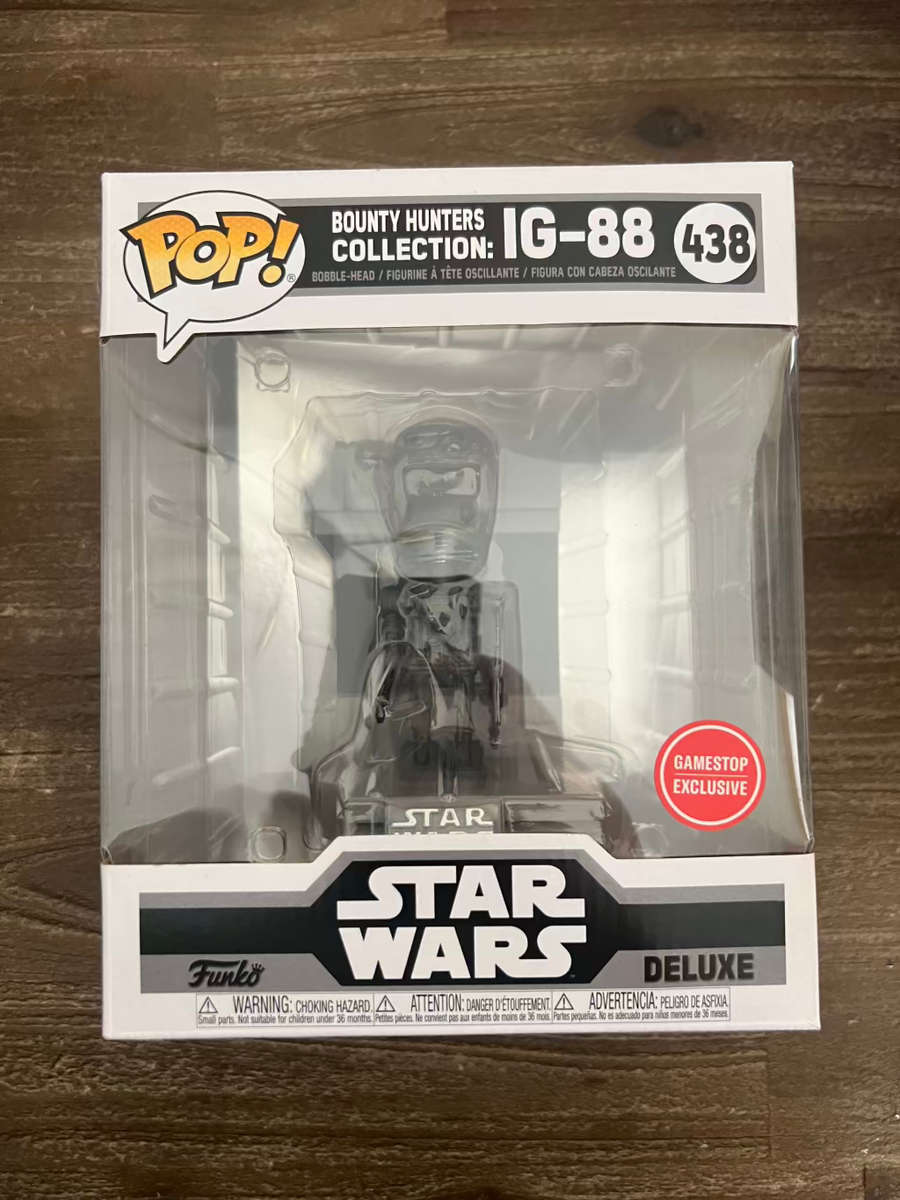 IG-88!!STAR WARS!!FUNKO POP!!DELUXE!!GAMESTOP EXCLUSIVE!!