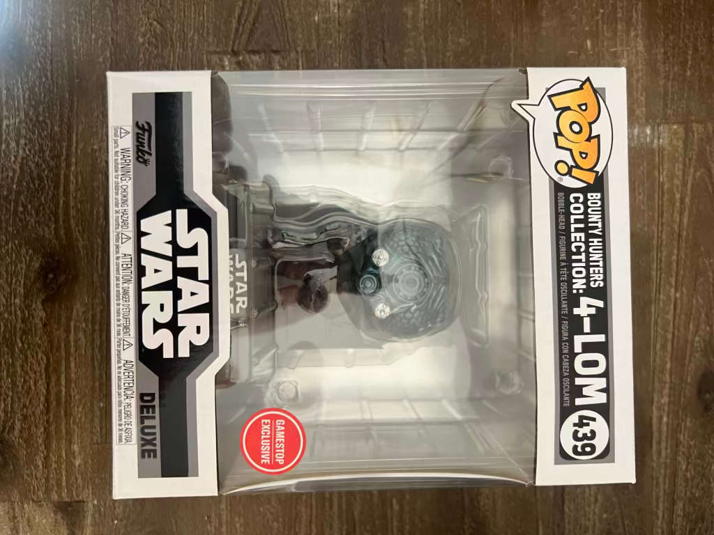 4-LOM!!STAR WARS!!FUNKO POP!!DELUXE!!GAMESTOP EXCLUSIVE!!