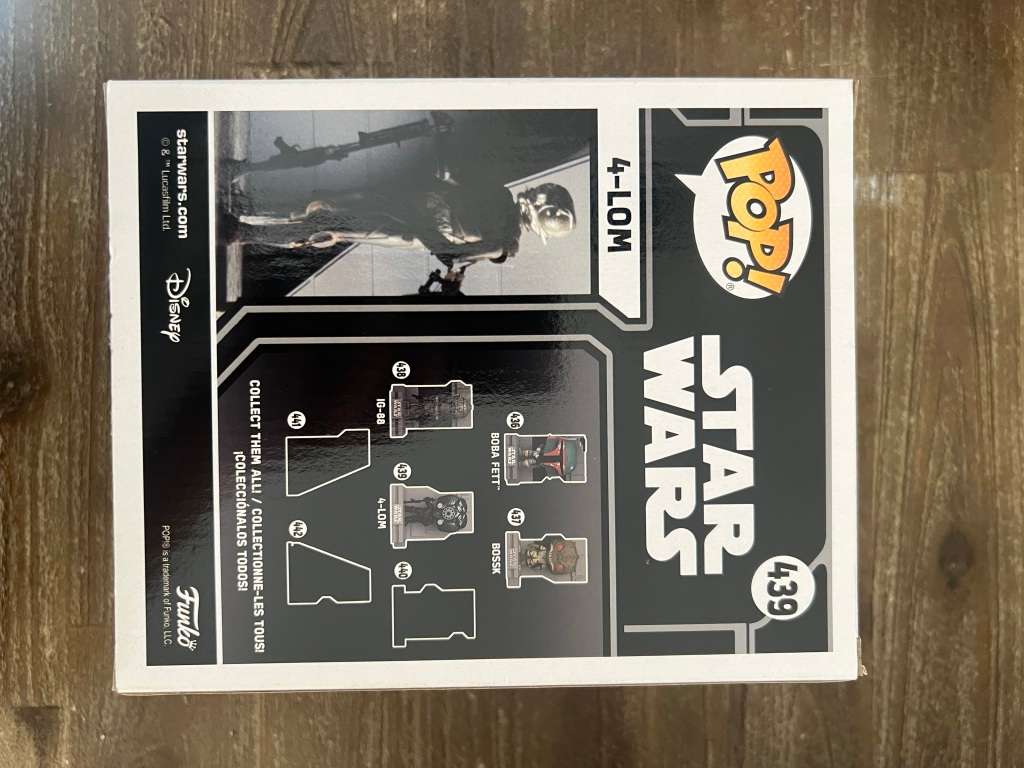 4-LOM!!STAR WARS!!FUNKO POP!!DELUXE!!GAMESTOP EXCLUSIVE!!
