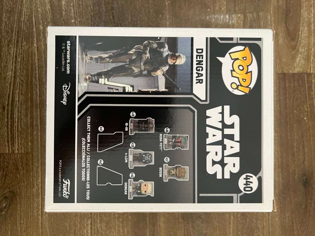 DENGAR!!STAR WARS!!FUNKO POP!!DELUXE!! GAMESTOP EXCLUSIVE!!