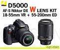 BRAND NEW NIKON D5000 DOUBLE VR KIT RETAILS FOR R12000 CRAZY R1 AUCTION