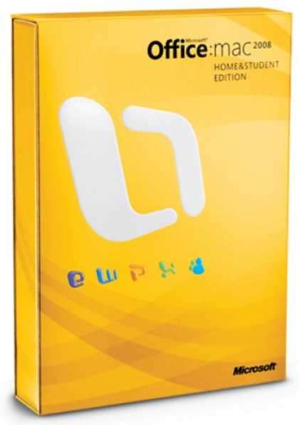 Microsoft Office 2008 for Mac HOME AND STUDENT EDITION*