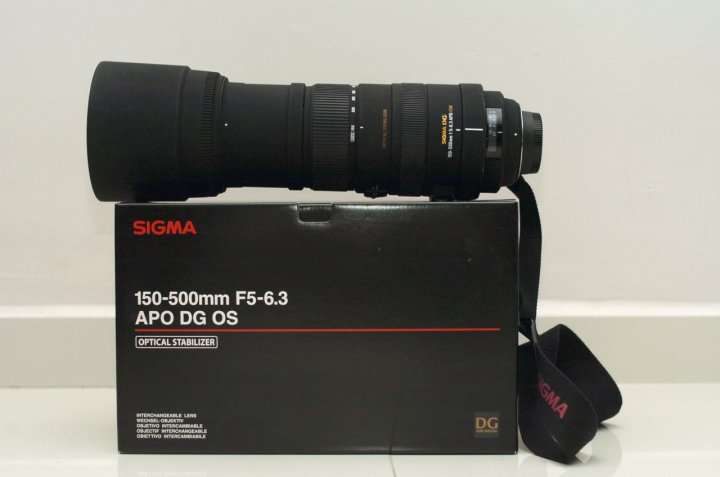 Sigma 150-500mm f/5-6.3 AF APO DG OS Zoom Lens for Canon**BRAND NEW WITH CARRY BAG**